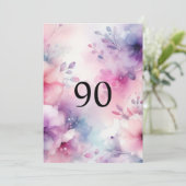 Minimalistische Kalligraphie Einladung (Stehend Vorderseite)