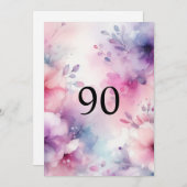 Minimalistische Kalligraphie Einladung (Vorne/Hinten)