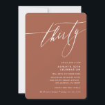 MINIMALISTISCHE Kalligraphie elegant 30. Party bra Einladung<br><div class="desc">von kat massard / WWW.SIMPLYSWEETPAPERIE.COM Liebe des Designs,  aber möchte einige Änderungen sehen - ein anderes Farbschema,  Produkt,  ein Foto hinzufügen oder angepasst für einen anderen Anlass - keine Sorge einfach kontaktieren Sie mich,  kat@simplysweetPAPERIE.com Ich bin glücklich zu helfen!</div>