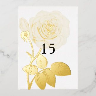 Minimalistische Kalligraphie Folieneinladung