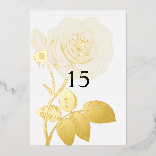 Minimalistische Kalligraphie Folieneinladung (Vorderseite)