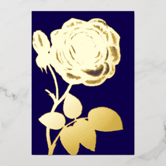 Minimalistische Kalligraphie Folieneinladung