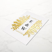 Minimalistische Kalligraphie Folieneinladung (Gedreht)