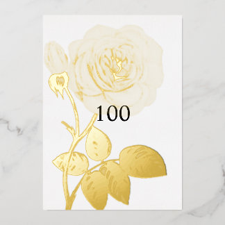 Minimalistische Kalligraphie Folieneinladung