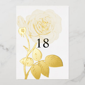 Minimalistische Kalligraphie Folieneinladung