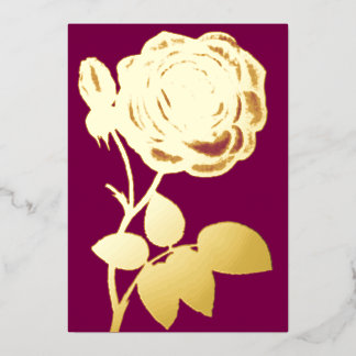 Minimalistische Kalligraphie Folieneinladung