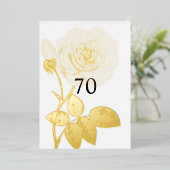 Minimalistische Kalligraphie Folieneinladung (Stehend vorne)