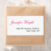 Minimalistische Kalligraphie-individuelle Name-Adr (Insitu)