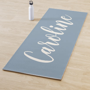 Minimalistische Kalligraphie Personalisiert in Dus Yogamatte