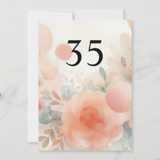 Minimalistische Kalligraphie-Text Geburtstagsfeier Einladung