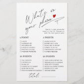 Minimalistische Kalligraphie Was ist auf deinem Ha (Vorderseite)