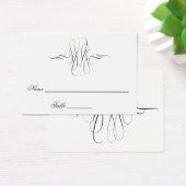 Minimalistische kalligraphische Hochzeitsstätte (Schreibtisch)