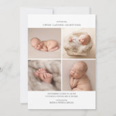 Minimalistische kalligraphische Imitate Foil Colla Ankündigung (Rückseite)