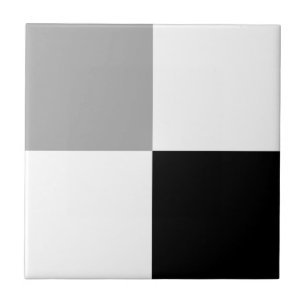 Minimalistische karierte Quadrate Fliese