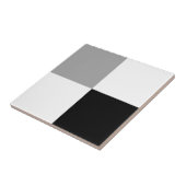 Minimalistische karierte Quadrate Fliese (Seite)