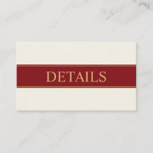Minimalistische karmesinrote Hochzeit