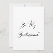 Minimalistische Karte (Rückseite)