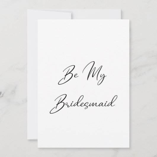 Minimalistische Karte (Rückseite)