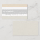 Minimalistische Karte eleganter Übersetzer von (Vorne/Hinten)