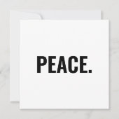 Minimalistische Karte für weißen und schwarzen Tex (Vorderseite)