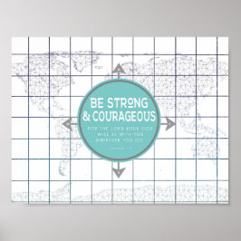 Minimalistische Karte Inspirationsquelle Poster