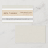 Minimalistische Karte Übersetzer Dolmetscher (Vorne/Hinten)