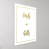 Minimalistische Karten und Geschenke auf Weiß Foliendrucke (Ablage )