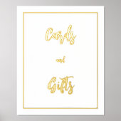 Minimalistische Karten und Geschenke auf Weiß Foliendrucke (Vorderseite)