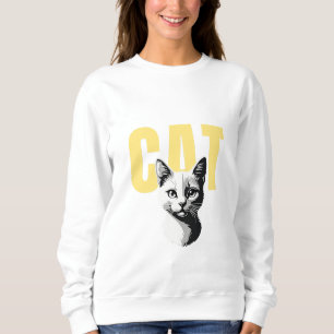 Minimalistische Katze Zeichnend T - Shirt - Zweck