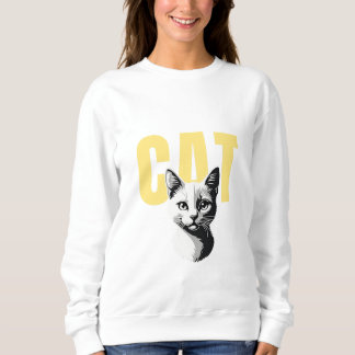 Minimalistische Katze Zeichnend T - Shirt - Zweck 