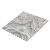 Minimalistische Keramik aus weißem Marmor Tile Ele Fliese (Seite)