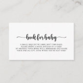 Minimalistische Kinderdusche Anfrage Begleitkarte (Vorderseite)