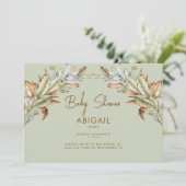 Minimalistische Kinderdusche Einladung (Stehend Vorderseite)