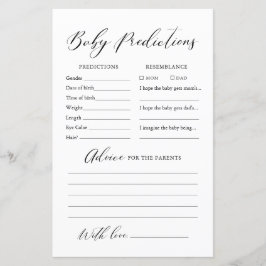 Minimalistische Kindervoraussagen und Ratschläge