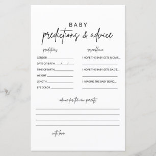 Minimalistische Kindervoraussagungs- und Beratungs