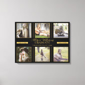 Minimalistische Klasse 6 Foto 2023 Abitur Leinwanddruck (Vorderseite)