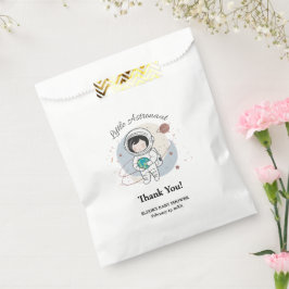 Minimalistische Kleine Astronautenpuppe Geschenktütchen