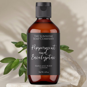 Minimalistische Kosmetik Flasche oder JAR-Etikett
