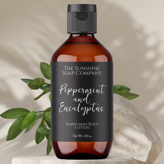 Minimalistische Kosmetik Flasche oder JAR-Etikett 