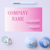 Minimalistische Kosmetologie Flyer (Einzeln)