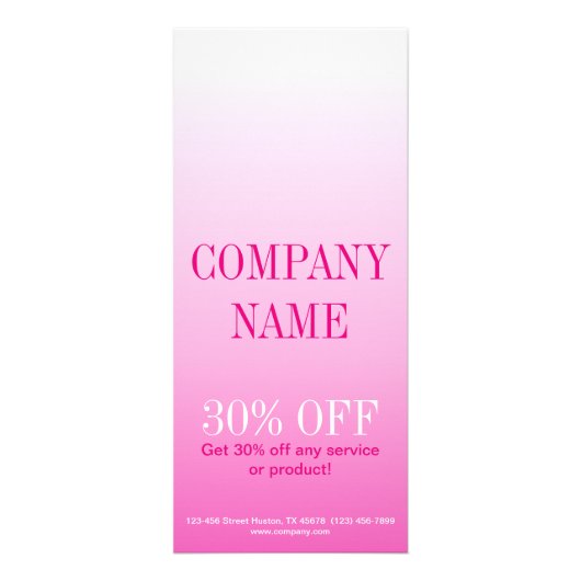 Minimalistische Kosmetologie Werbekarte (Vorne)