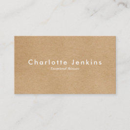 Minimalistische Kraft Moderne Terminierungskarte Visitenkarte