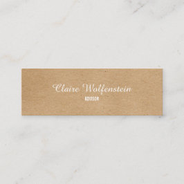 Minimalistische Kraft Modernes Beruflich Mini Visitenkarte