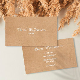 Minimalistische Kraft Modernes Beruflich Visitenkarte