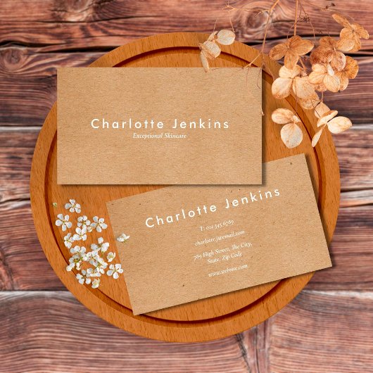 Minimalistische Kraft Modernes Beruflich Visitenkarte