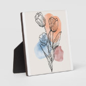 Minimalistische kreative Landschaft Fotoplatte (Vorderseite)