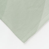Minimalistische Kreislinie der Sage Green Fleecedecke (Ecke)