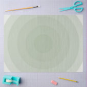 Minimalistische Kreislinie der Sage Green Seidenpapier (Basteln)