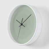 Minimalistische Kreislinie der Sage Green Uhr (Winkel)