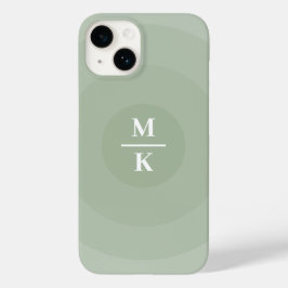 Minimalistische Kreislinie der Seite Case-Mate iPhone 14 Hülle